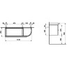 Тумба под раковину LAUFEN CASE FOR PALACE 84x38 4.0150.2.075.463.1